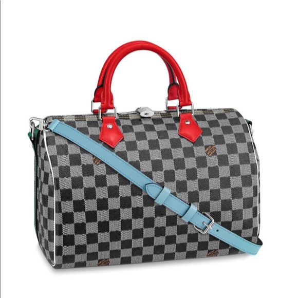 SOLD Limited Edition Speedy Bandouliere Damier 30 - Picture 2 of 8